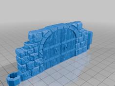 Dungeon_stone_door_starlink_4X_Closed(Fixed) 3D Printer Model