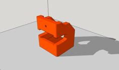 Flashforge Creator X Small Axis Mounts 3D Printer Model