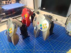 N64 Controller Stand 3D Printer Model