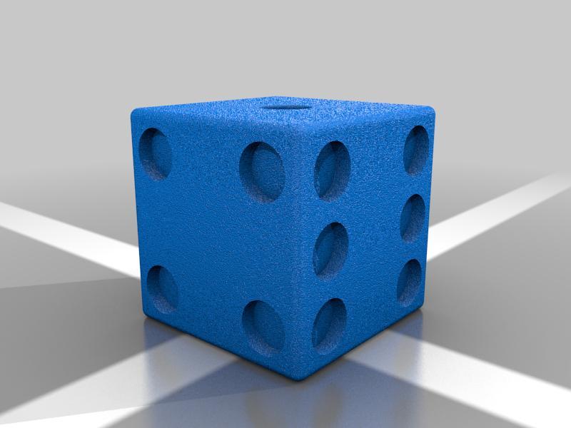 Dice 3D Printer Model Free Download - 3axis.co