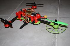 Tricopter – La FraiseVolante (OpenSCAD) 3D Printer Model