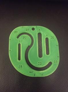 Radius Gauge 3D Printer Model