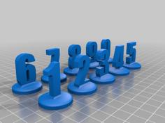 D&D Miniatures – Enemies By Numbers UPDATED 3D Printer Model