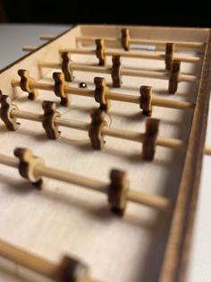 Lasercut Garlando F200 Evolution Foosball Table