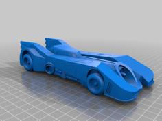 Copy Of Batmobile White To Show Detail 3D Printer Model