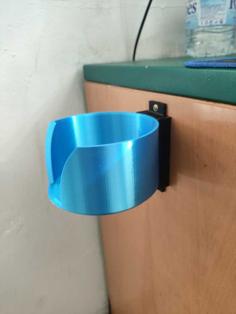 Cup Holder Clamp 3 (NO SUPPORTS) WALL 3D Printer Model