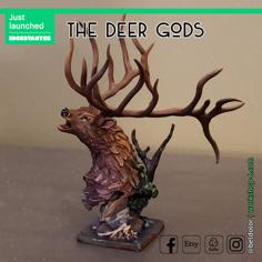 The Deer Gods – Trophy Mount 3D Printer Model