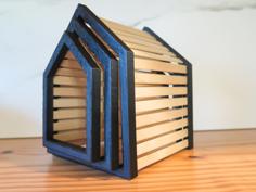 Popsicle Stick Nesting Houses 3D Printer Model