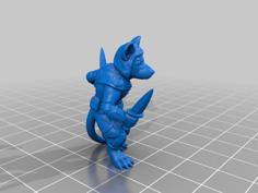 Ratfolk Assassin 3D Printer Model