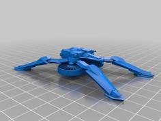 Galactic Patrol Drop Shuttle 3D Printer Model