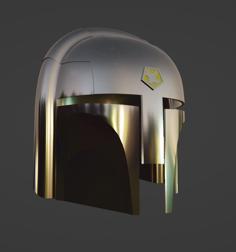 Peace Mando Helmet 3D Printer Model