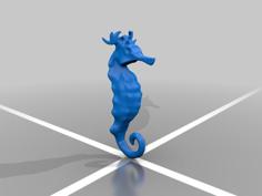 Sculpted Sea Horse 3D Printer Model