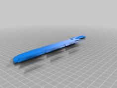 REMOVEABLE BLADE KNIFE CONCEPT 3D Printer Model