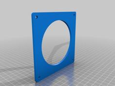 Blank 120mm Fan Cover 3D Printer Model