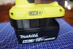 Proper 18V Makita To Ryobi Battery Adapter 3D Printer Model