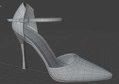 Christian Louboutin So Kate 120 High Heel Pump Woman Shoe 3D Printer Model