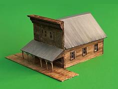 OLD FRONTIER TOWN In HO SCALE 3D Printer Model