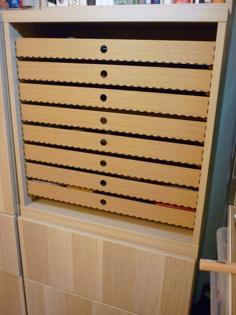 Laser Cut IKEA Besta Drawers 1