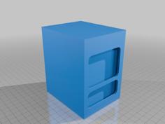 Deckbox With Window For One-Touch Magnetic Holder 3D Printer Model