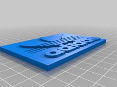 Keychain Adidas_logo Edit 3D Printer Model