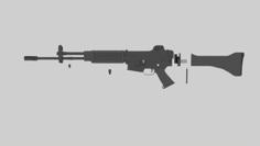 K2 Rifle(unfinished) 3D Printer Model