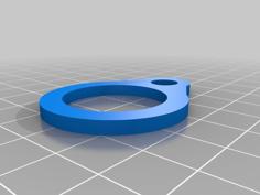 Water Bottle Belt Clip TPU ONLY! 3D Printer Model