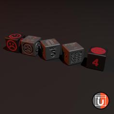 Fuck And Mood Dice 3D Printer Model