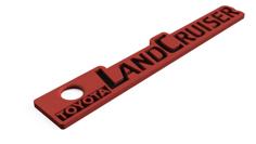 Toyota Landcruiser Keyring 3D Printer Model