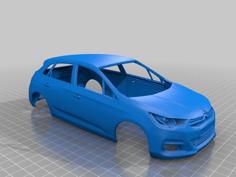 Citroen C4 Body Rc 3D Printer Model