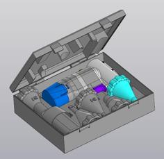 Universal Blower Storage Box 3D Printer Model