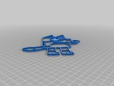 Bluey Wall Art Resize 3D Printer Model