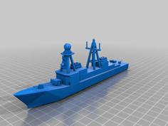 Spruance Class Destroyer 1980s 3D Printer Model