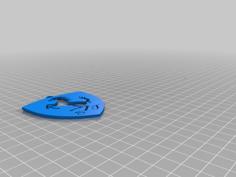 Portachiavi Keychain Ferrari 3D Printer Model