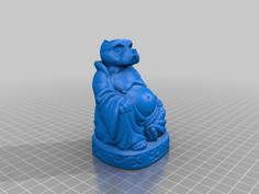 PitBull Buddha (Canine Collection) 3D Printer Model