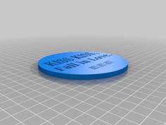 Nerdy Coasters And Holder 3D Printer Model