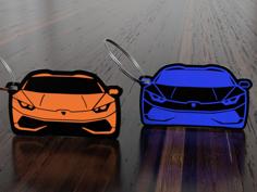 Lamborghini Huracan Keychain 3D Printer Model