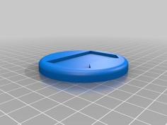 AMPS To Pop Socket Mount 3D Printer Model