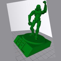 Halo Fantasy Football Trophy 3D Printer Model