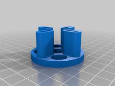 FX61 MOTOR MOUNT Big Hole 3D Printer Model