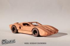 Laser Cut 1966 Ford GT40 Simplified Cnc/laser | With Interior