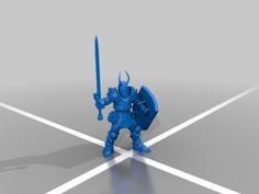 Champion Swordman 3D Printer Model