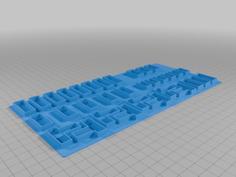 Rise & Fall Board Game – Indented Player Mats 3D Printer Model