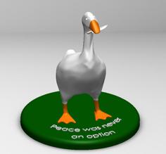 Peace Was Never An Option – Goose 3D Printer Model