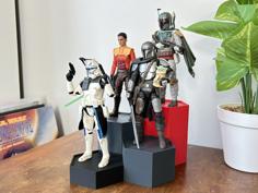 Ultimate Black Series Figure Stands 3D Printer Model