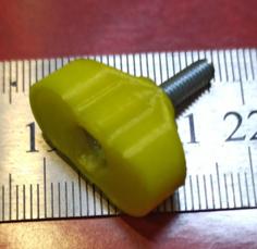 Custom Hex Bolt Knob 3D Printer Model