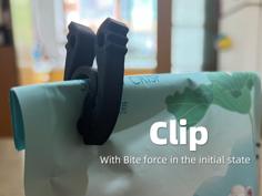 Clip – With Bite Force In The Initial State 3D Printer Model