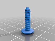 Car Undercarriage Rivet 3D Printer Model