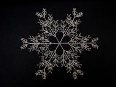 Recursive Snowflake In BlocksCAD 3D Printer Model