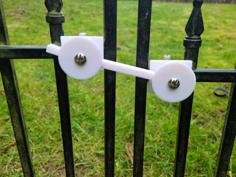 Gate Latch For 0.5″ Dog Fence 3D Printer Model