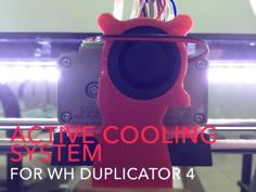 Duplicator 4 Active Cooling (40mm X 20mm Blower) 3D Printer Model